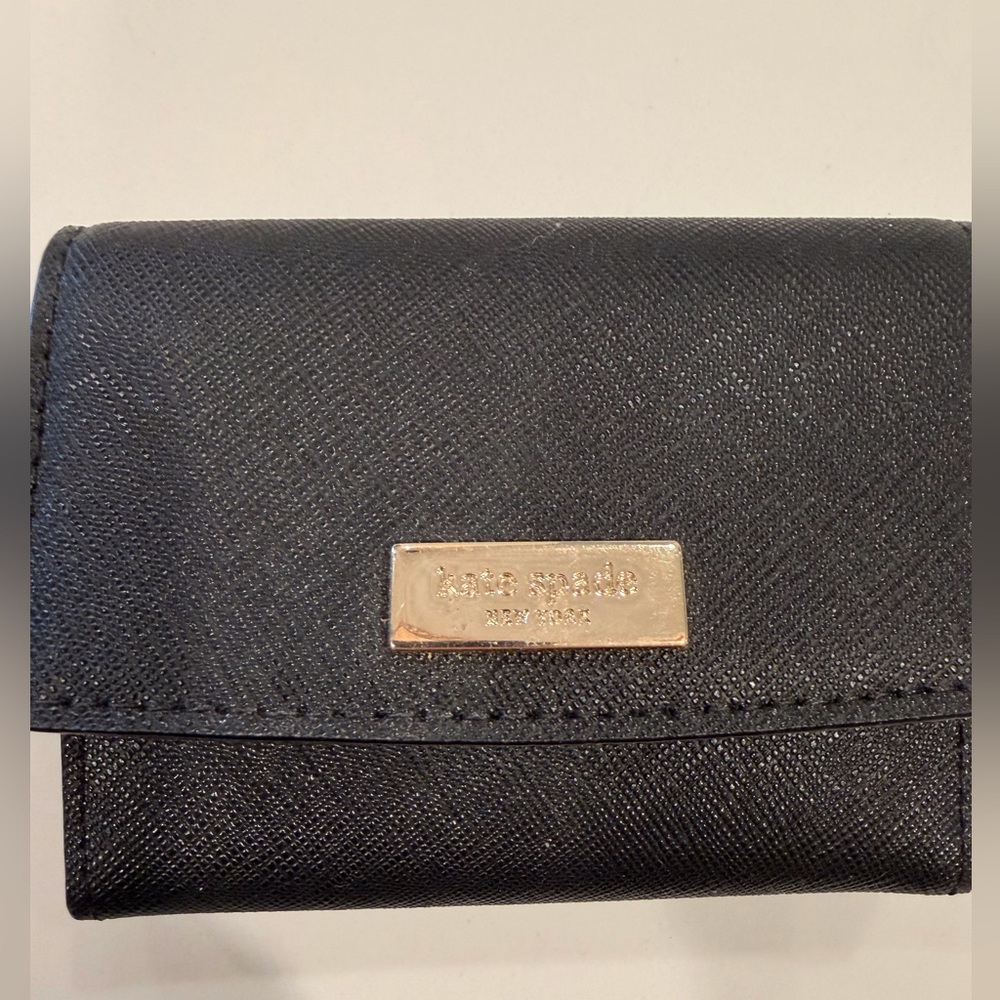 Kate Spade Black business card wallet